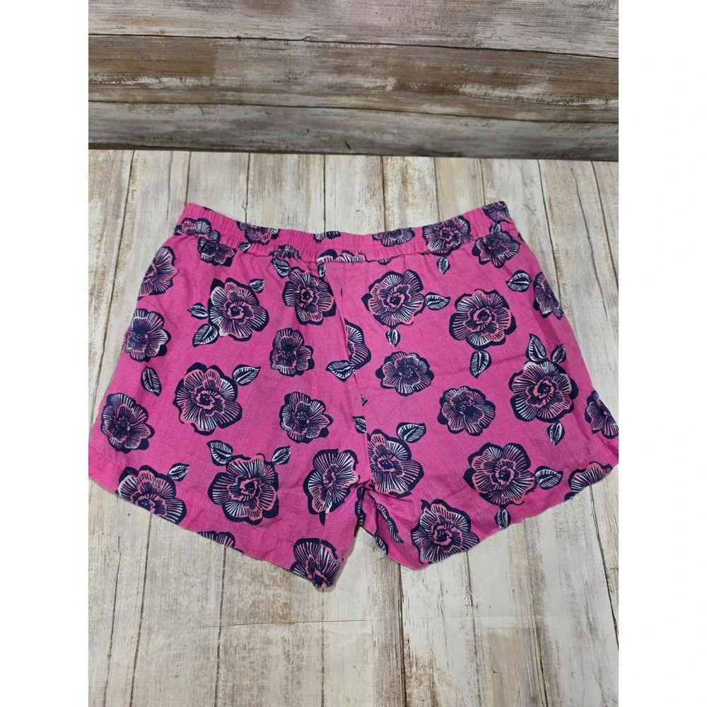 Kut‎ from the Kloth Womens Linen Floral Shorts Bundle Yellow Pink Size 6
